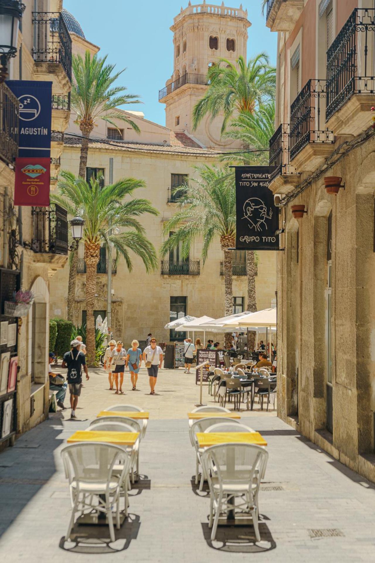 Glamorous Pink Studio In City Center Alicante Exterior foto